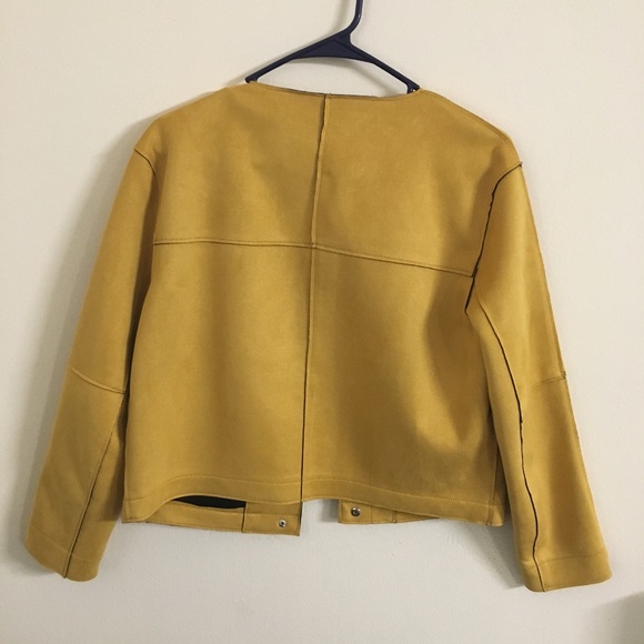 ZARA faux suede Leather jacket - Picture 6 of 6